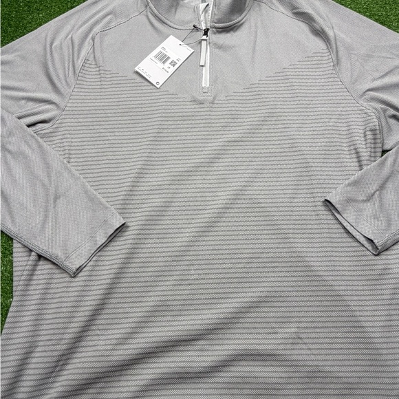 Nike Dri-Fit ADV Vapor 1/4 Zip Golf Jacket Pullover Grey DH0982-025 Mens XXL - Picture 2 of 5